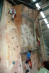 Paddleboarding at Finlay Park Adventure Camp