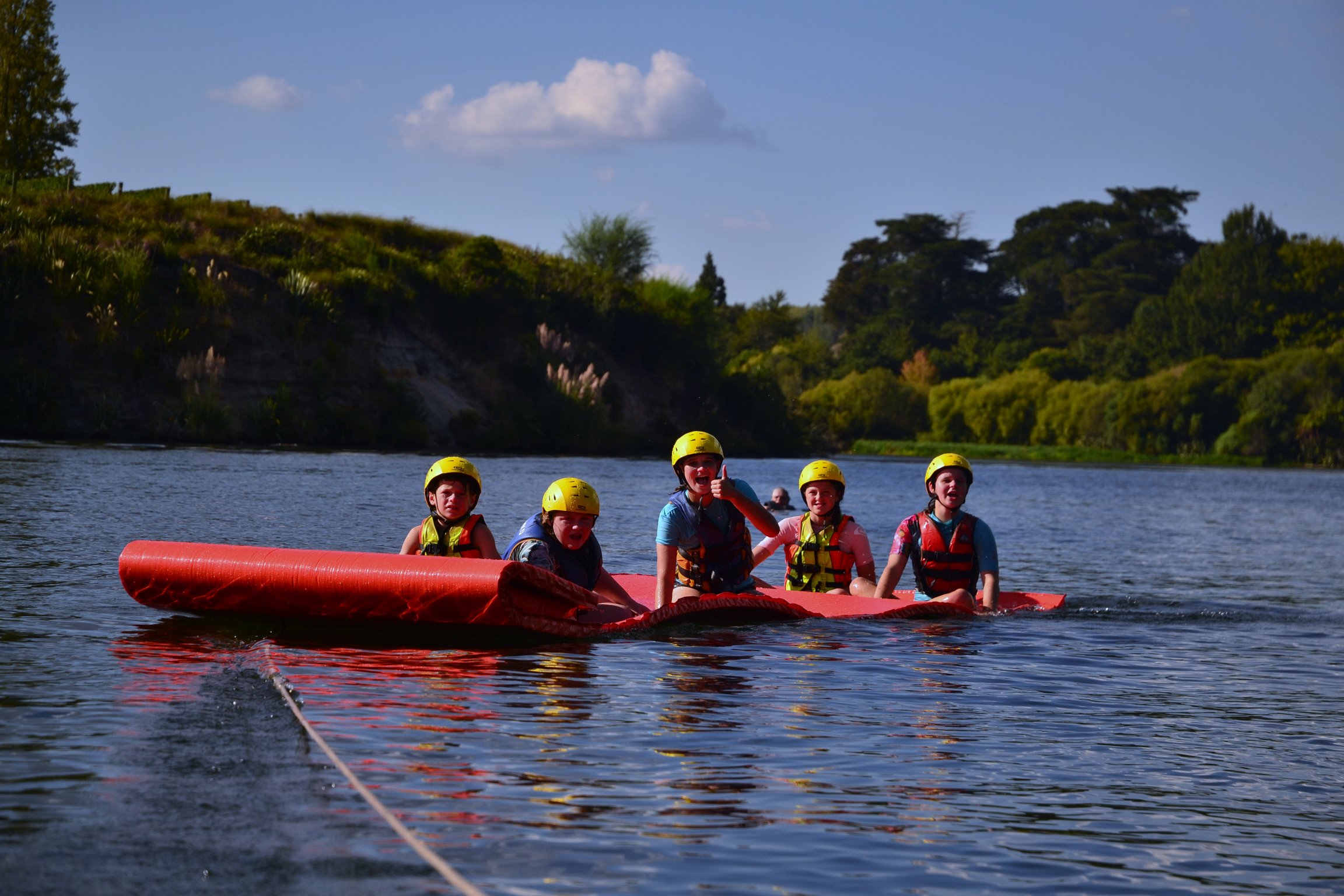 Paddleboarding at Finlay Park Adventure Camp